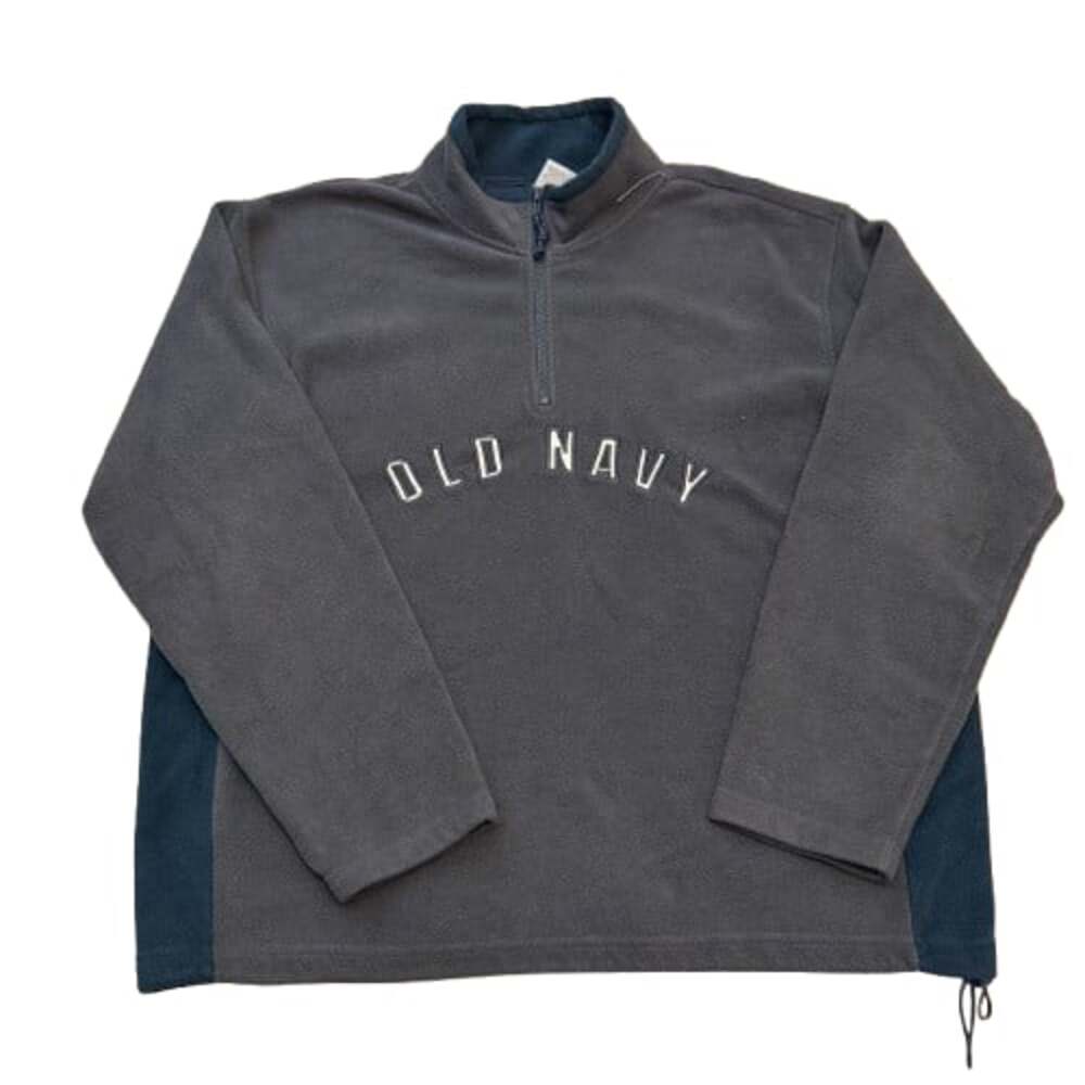Size XL- Old Navy Vintage Quarter-Zip Fleece Pullover Sweatshirt